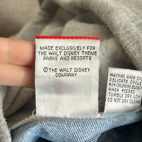 Vintage Style Mickey Mouse Hooded Denim Jacket - Picture 8 of 8